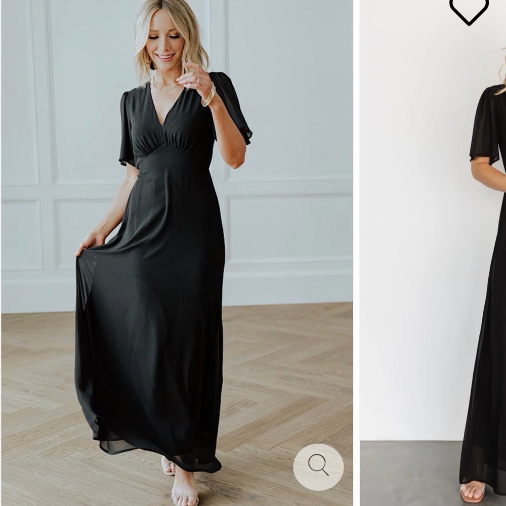 Baltic Born Elegant Black Maxi Dress